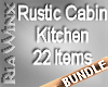 Rustic Cabin Kitchen Bdl