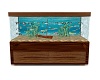 Wooden fish tank
