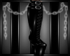 Male pvc buckle boot