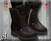 Dark Brown Winter Boots