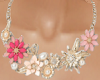 TF* Floral Pink Necklace