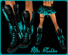 [Miss] Teal Boots