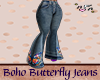 Boho Butterfly Jeans
