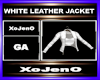 WHITE LEATHER JACKET