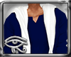 [D] White Blue Sweater