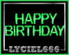 Birthday Sign GREEN