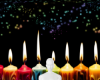 Sparkly candle bg