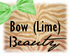 Hair Bow 3 (Lime)
