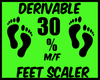 {J} 30 % Foot Scaler