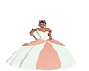 Peach Wedd Gown