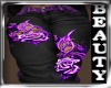 TRIBAL ROSE PURPLE PANTS