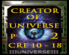 CREATOR OF THE UNIVERSE