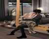 kiss cuddling pose