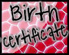 IIThick BirthCertificate