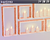 ♥ Wall candles
