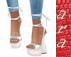 blanc sandal plataforme