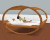 circular bed w/pose