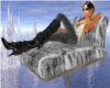 Fur lounge chair