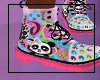 Kids Sparkle Panda Boots