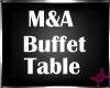 !M! M&A Buffet Table