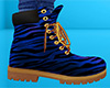 Blue Stripe Work Boots (M)