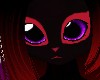 Blackenred furry skin