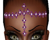 diamonds headband violet