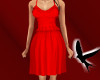 A! Simple Dress - Red