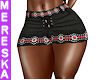 Red Beaded Shorts