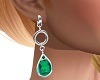 *Emerald Drop Earrings*