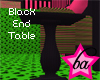 (BA) Black End Table
