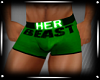 Her Beast Boxers Green