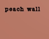 peach wall 
