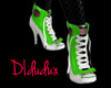 Green Heel Sneakers