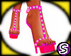 $ Pink Bimbo Heels