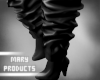 Leather black boots
