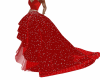 DRESS,LONG RED DIAMOND