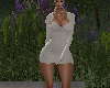 [Q] white mini dress