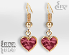 Velvet Heart Earrings