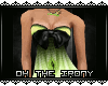 M` Lime Ruffle Dress
