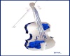Blue Rose White Violin