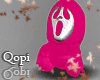 Pink Ghost Face Plush