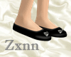 [Zn] Black Bow Shoes