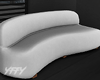 Modern Sofa Curved White