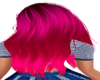 Black/Pink Ombre Hair