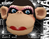 monkey head with blush