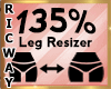 $ Scaler LEG 135% M/F