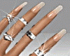 💋French Nails + Rings