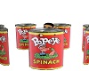 popeye spinache cans