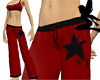 Red Star Yoga Suit
